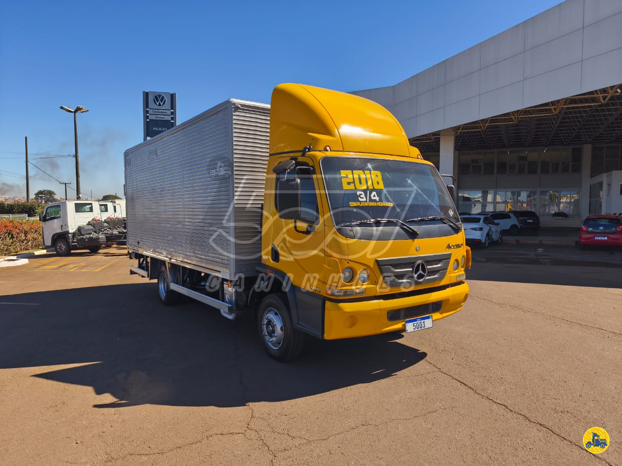 CAMINHAO MERCEDES-BENZ MB 815 Baú Furgão 3/4 4x2 5001 Caminhões - Cambé CAMBE PARANÁ PR